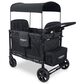 Wonderfold Elite Quad Stroller Wagon in Volcanic Black, , large