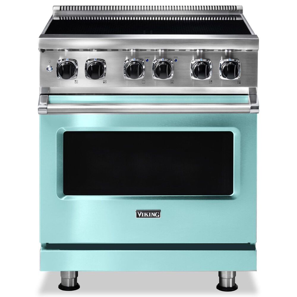 Viking Range 30" Induction Range with 4 Elements in Bywater Blue, , large