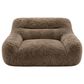 Hearth and Haven Stationary Sofa in Dark Brown, , large