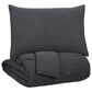 Signature Design by Ashley Ryter Queen Coverlet Set in Charcoal, , large