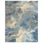 Nourison Prismatic PRS40 Blue and Multicolor 7"9" x 9"9" Area Rug, , large