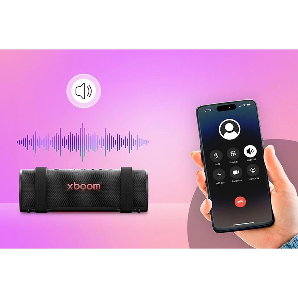 LG Xboom Grab Core Bluetooth Speaker in Black, , large