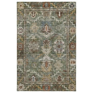 Dalyn Rug Company Silk Road Basil, Chocolate, Ivory, Gold, Copper, Blue and Mocha 8" x 10" Area Rug, , large