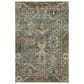 Dalyn Rug Company Silk Road Basil, Chocolate, Ivory, Gold, Copper, Blue and Mocha 8" x 10" Area Rug, , large