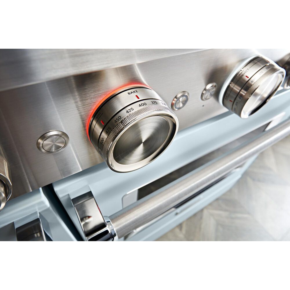 KitchenAid 6.3 Cu. Ft. Freestanding Gas Range with Griddle in Misty Blue, , large