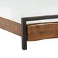 Home Trends & Design Aspen Queen Platform Bed in Walnut and Antique Zinc, , large