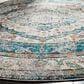 Safavieh Aria ARA106E 6"6" Round Beige and Blue Area Rug, , large