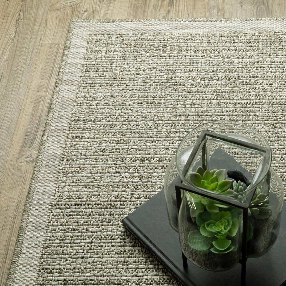 Oriental Weavers Tortuga TR12A 9&#39;10&quot; x 12&#39;10&quot; Beige Area Rug, , large