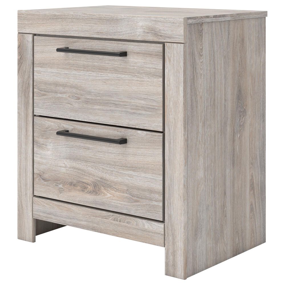 Ashley Broachmyn King Bed with Dresser and Nightstand in Light Gray, , large