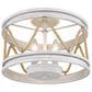 Golden Lighting Chatham Semi-Flush in Silver/Gray Driftwood, , large