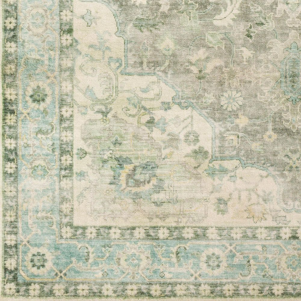 Surya Erin 2&#39; x 3&#39; Cream, Gray, Butter, Aqua and Sage Area Rug, , large