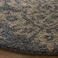 Safavieh Florida Shag SG460-8013 4" Round Grey and Beige Area Rug, , large