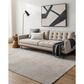 Surya Masterpiece Light Gray, Medium Gray and Ice Blue 12" x 15" Area Rug, , large