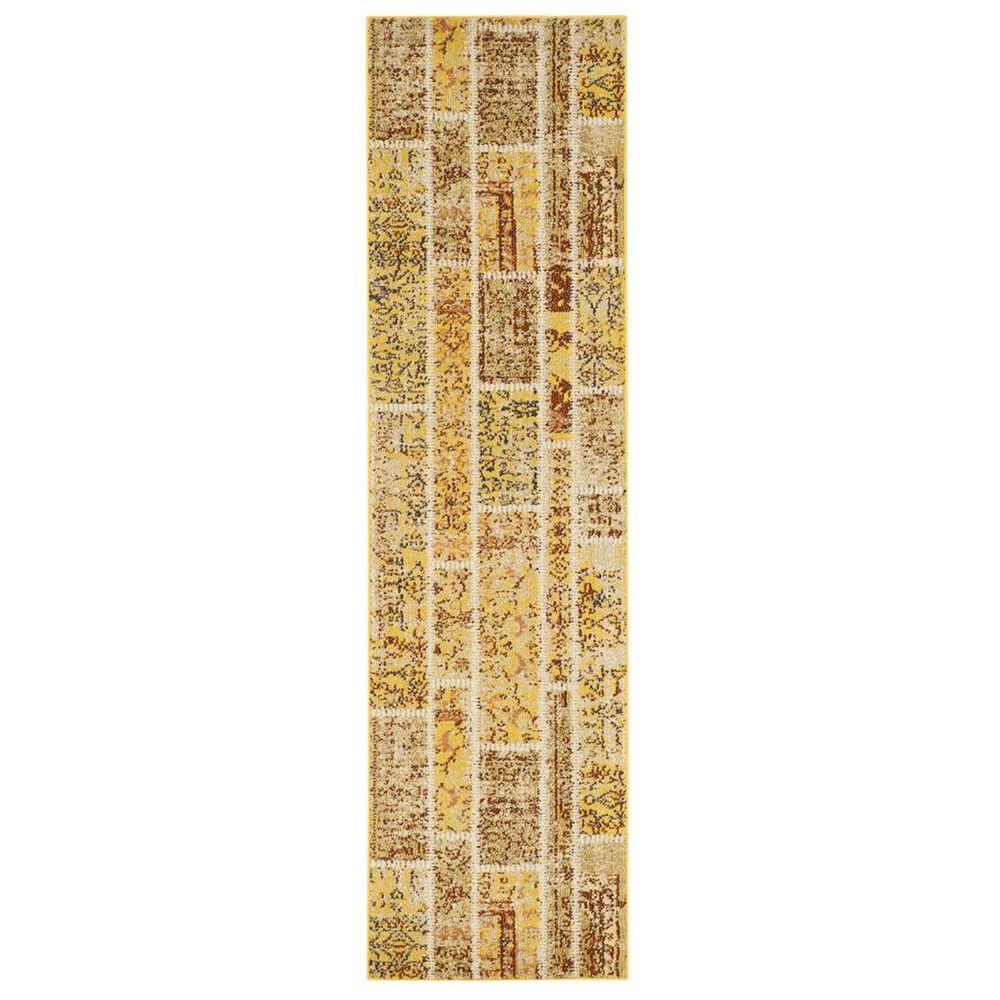 Safavieh Monaco MNC216K-28 2&#39;2&quot; x 8&#39; Yellow/Multi Runner, , large