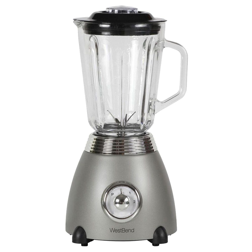 WestBend 2-Speed Retro-Style Blender in Gray, , large