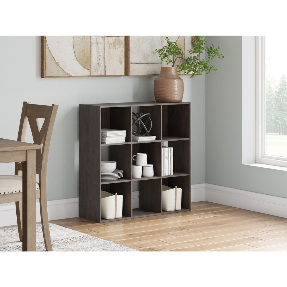 Ashley Piperton 9-Cube Organizer in Charcoal, , large