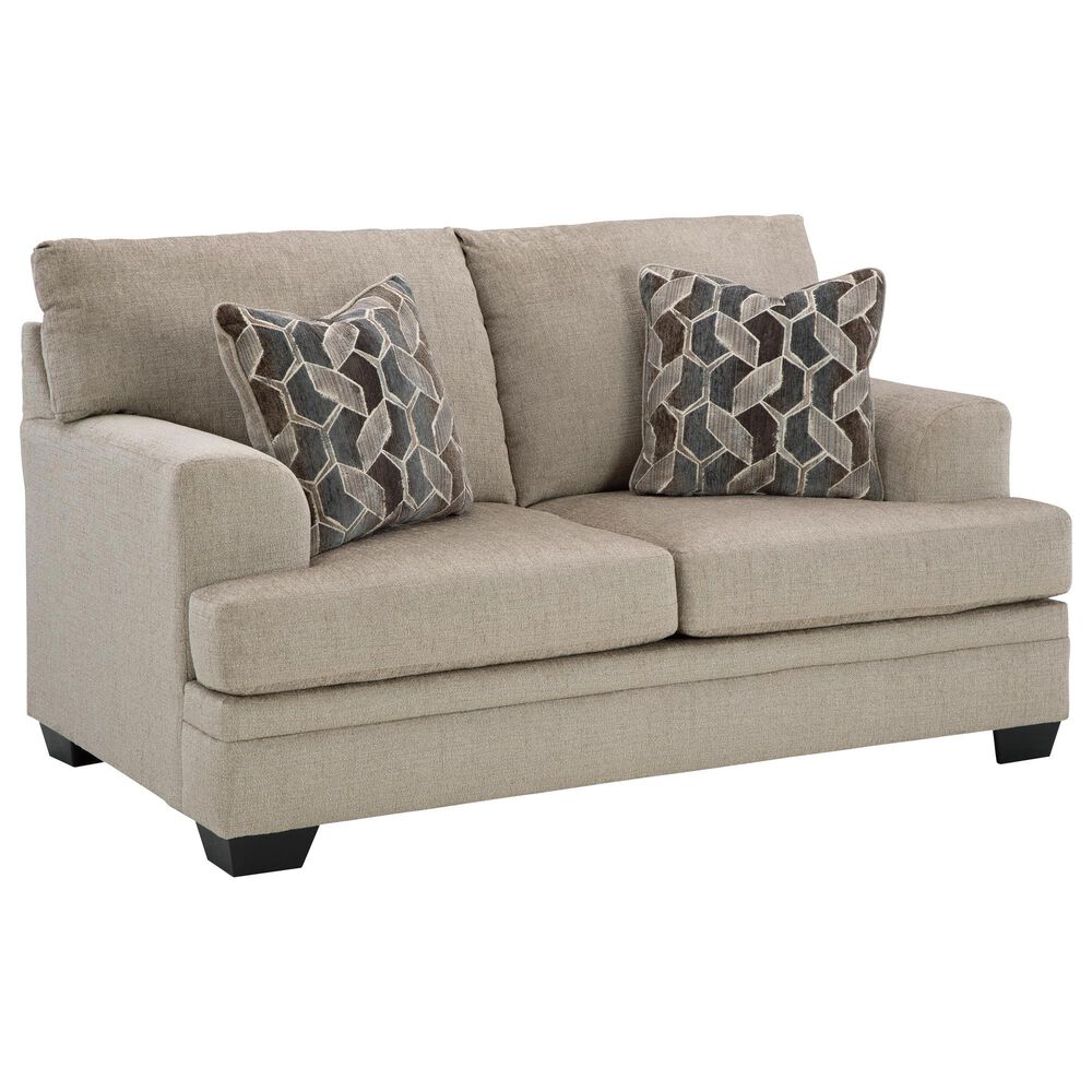 Ashley Stonemeade Stationary Loveseat in Taupe, , large