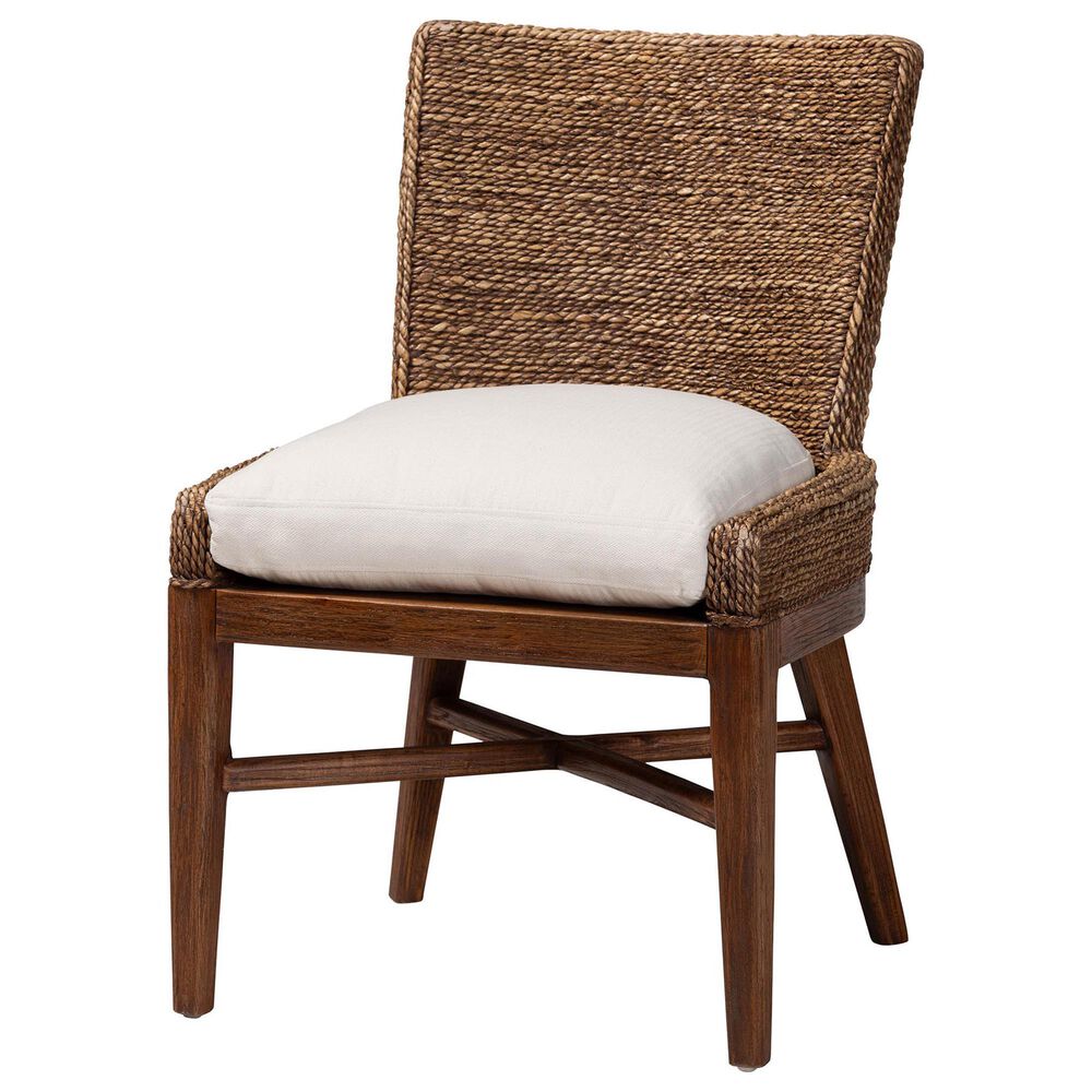 Baxton Studio Ridley Side Chair in Brown Wash, , large