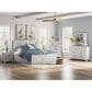 Ashley Makidern 4 Piece King Storage Bedroom Set with Six Drawers in Whitewash, , large