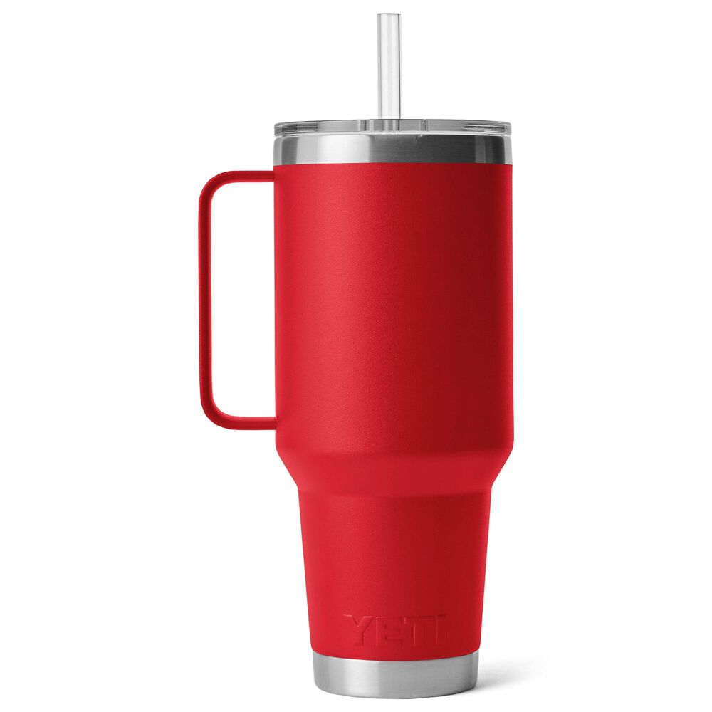 YETI Rambler 42 Oz Straw Mug with Straw Lid in Rescue Red, , large