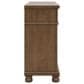 Ashley Rowlenstown King Panel Bed with Dresser and Nightstand in Brown, , large