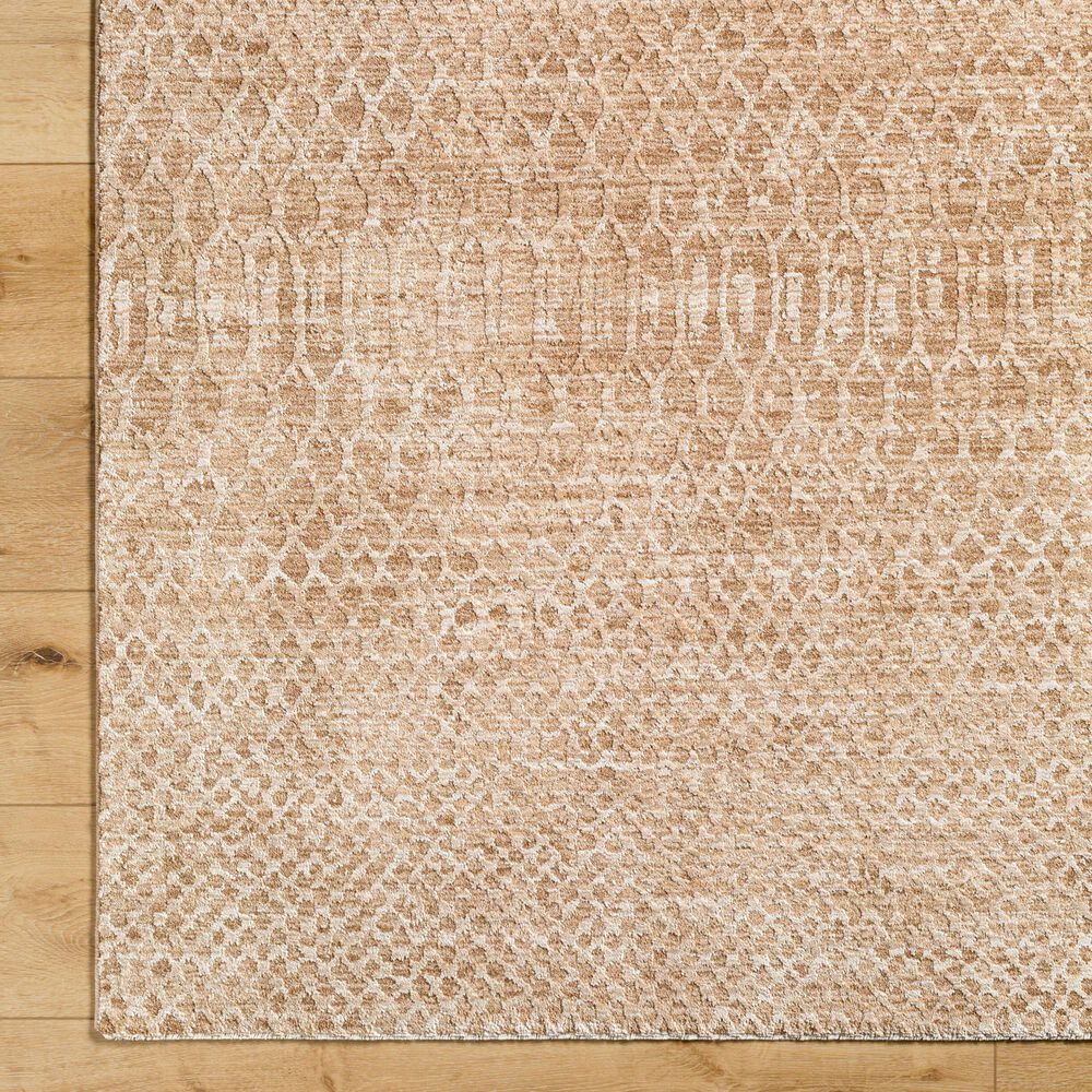 Surya Masterpiece MPC-2302 Beige, Tan and Medium Brown 2&#39;7&quot; x 7&#39;3&quot; Runner, , large