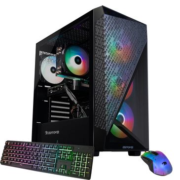 iBUYPOWER Slate Mesh Gaming PC Desktop - AMD Ryzen 5 8400F, AMD Radeon RX 7600 8GB, 16GB DDR5 Non-RGB RAM, 1TB NVMe SSD_SMA5R7601, , large