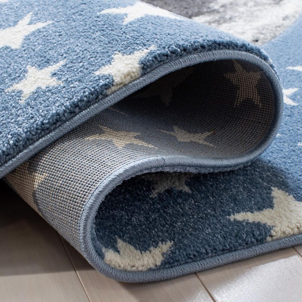 Safavieh Carousel 4&#39; x 6&#39; Light Blue and Grey Kids  Area Rug, , large