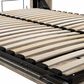 Bestar Pur 109" Full Murphy Storage Bed in Rustic Brown, , large