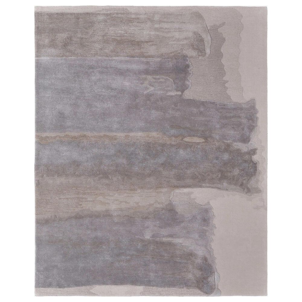 Feizy Anya 2" x 3" Gray and Ivory Area Rug, , large