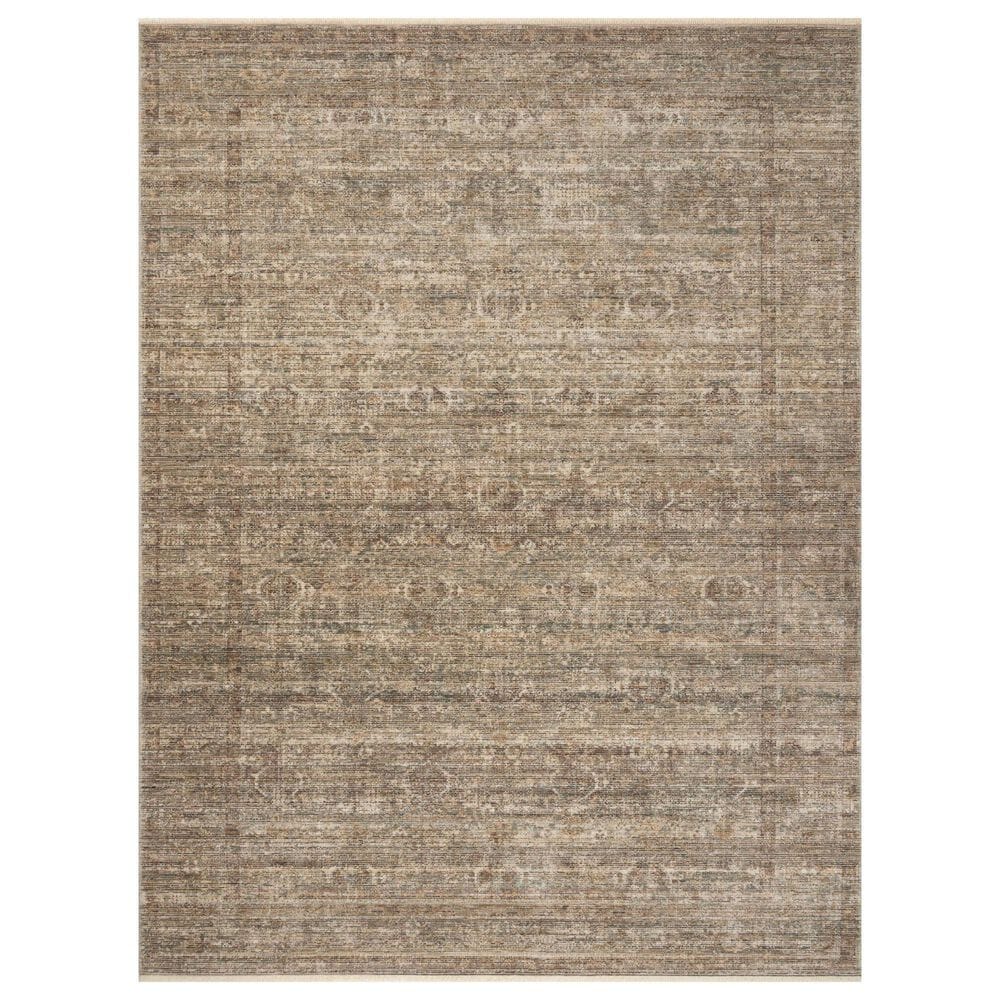 Amber Lewis x Loloi Molly Tobacco and Sage 3" x 5" Area Rug, , large