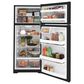GE Appliances 17.5 Cu. Ft. Top Freezer Refrigerator Energy Star with Reversible Door in Black, , large