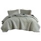 Hampton Park Linwood 3-Piece King/California King Quilt Set in Sage Green, , large