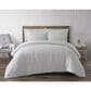 Pem America Brooklyn Loom 3-Piece Full/Queen Linen Duvet Set in Platinum, , large