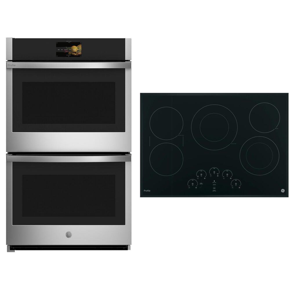 GE Profile 2-Piece Kitchen Bundle With a 30" Electric Cooktop , , large