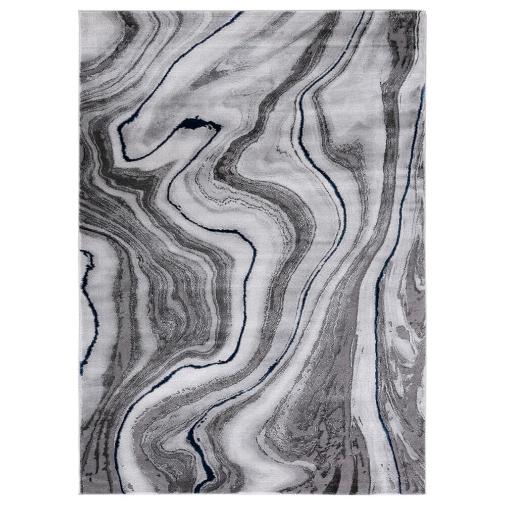 Safavieh Craft CFT819N 6"7" x 9" Grey and Blue Area Rug, , large
