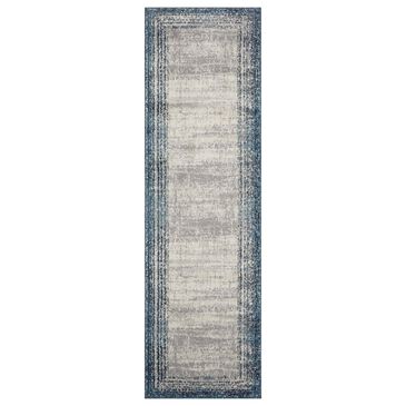 Loloi II Austen AUS-02 2"4" x 8" Pebble and Blue Runner, , large