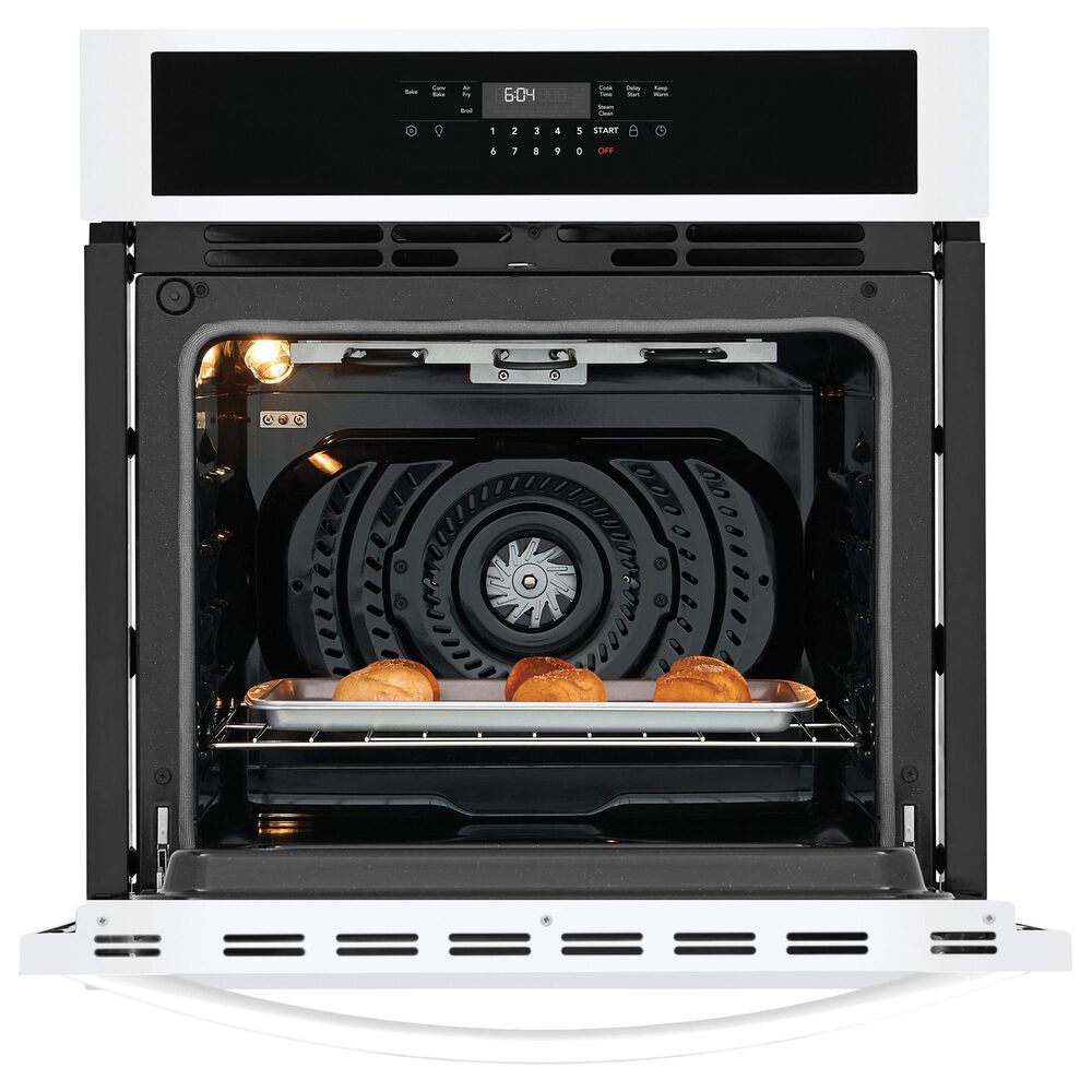 Frigidaire 27" Single Wall Oven with Air Fry in White, , large
