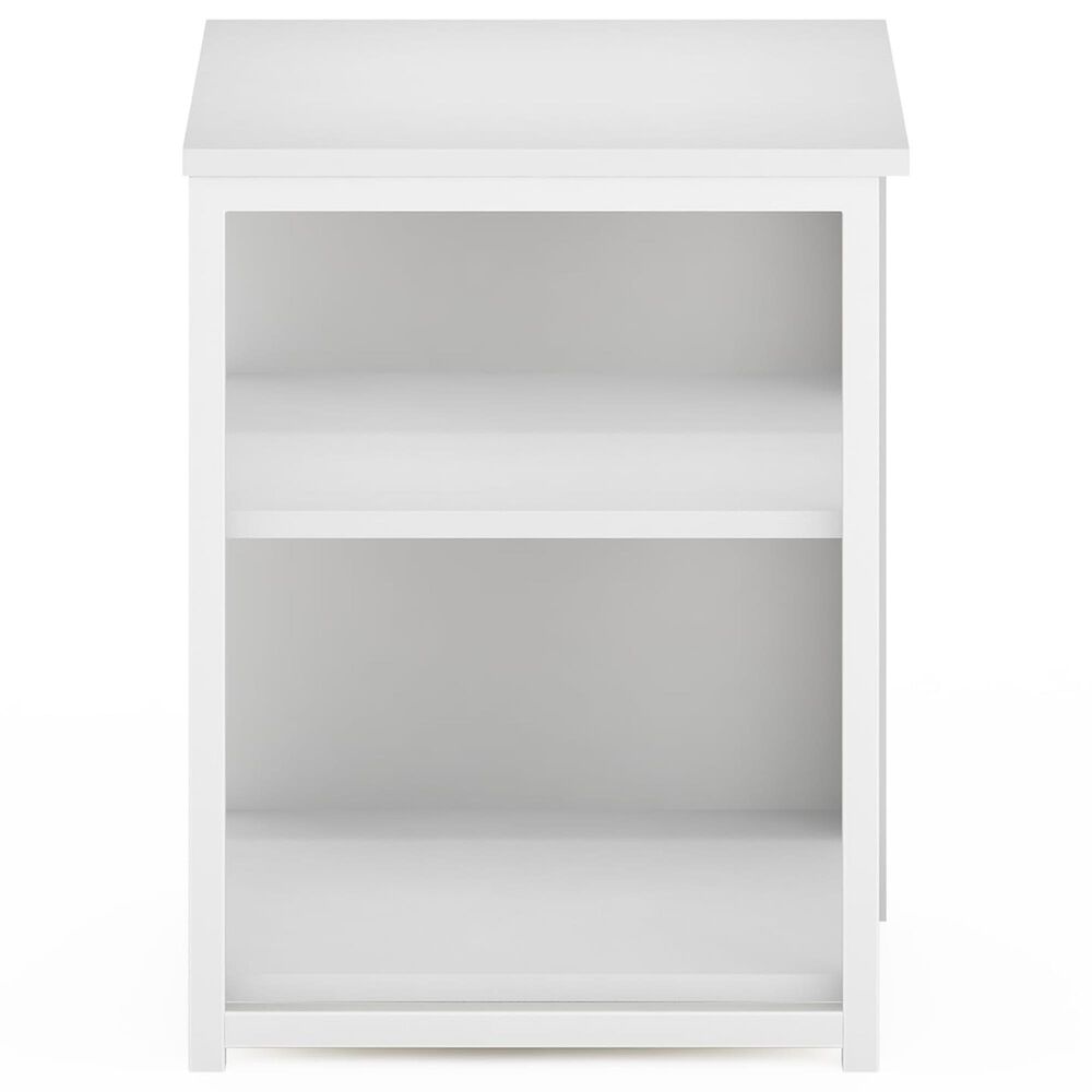 HOMLUX Camnus 3-Tier End Table in White, , large