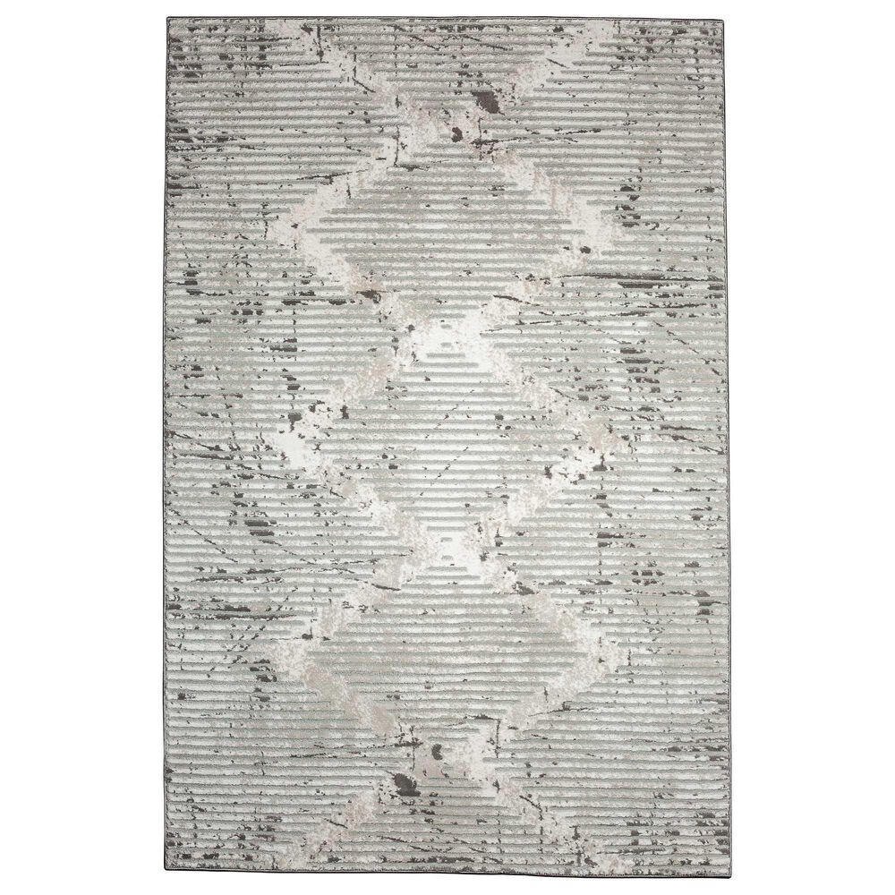Radici USA Davide Geometric 7"10" x 10"6" Grey Area Rug, , large