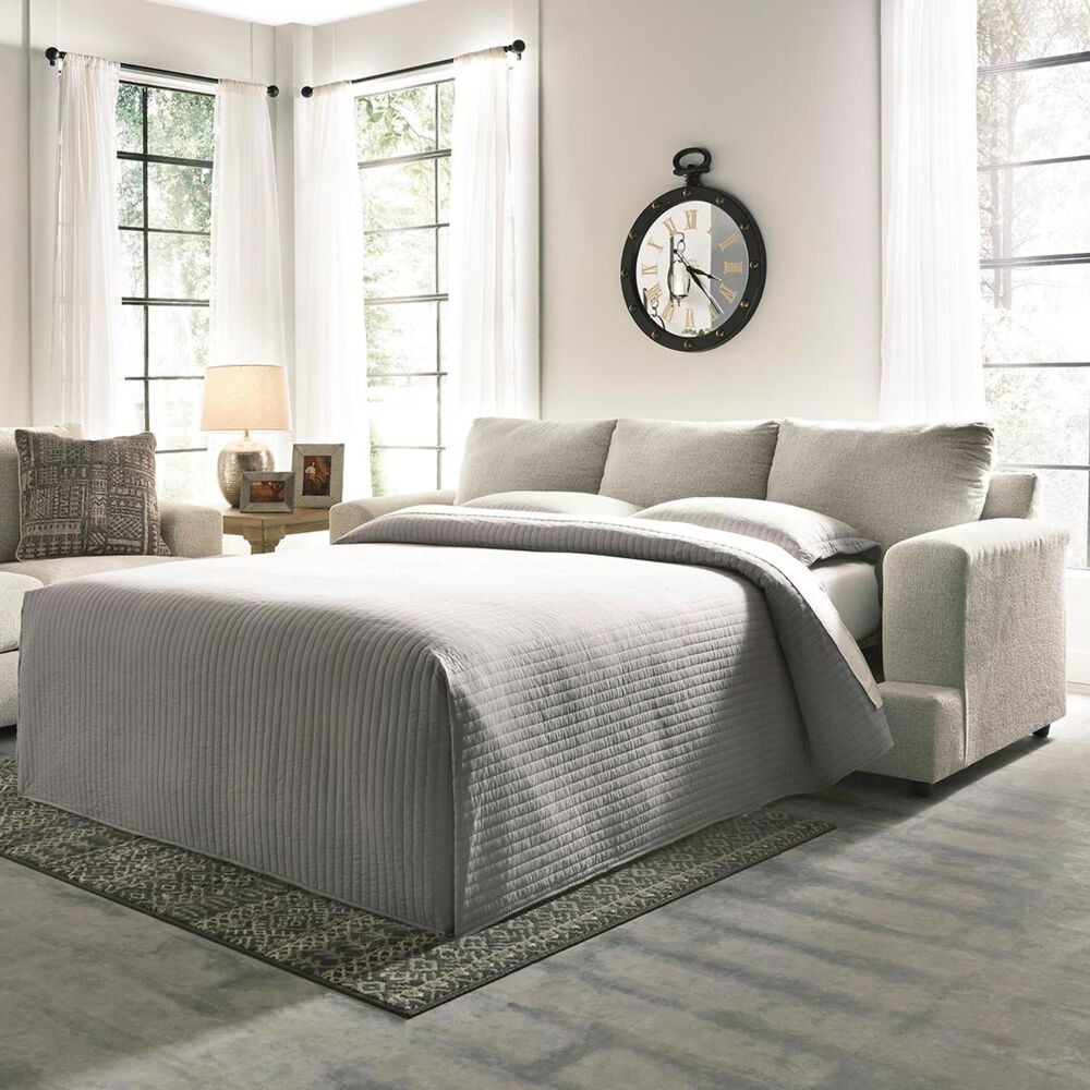 Ashley Soletren Queen Sofa Sleeper in Stone, , large