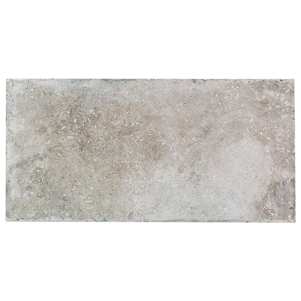 Soho Studio Caruso Efeso Gray 12" x 24" Travertine Look Matte Porcelain Tile, , large