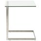 Lumisource Zenn End Table in Stainless Steel and Clear, , large