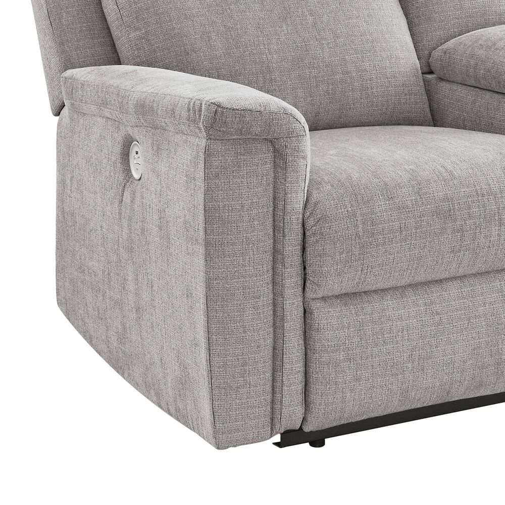 Ashley Barnsana Power Reclining Loveseat in Ash, , large