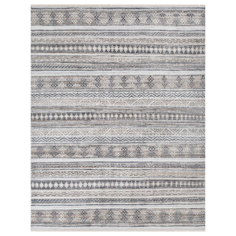Surya Pompei Brown, Off-White, Light Gray, Black, Dark Blue and Charcoal 10&#39; x 14&#39; Area Rug, , large