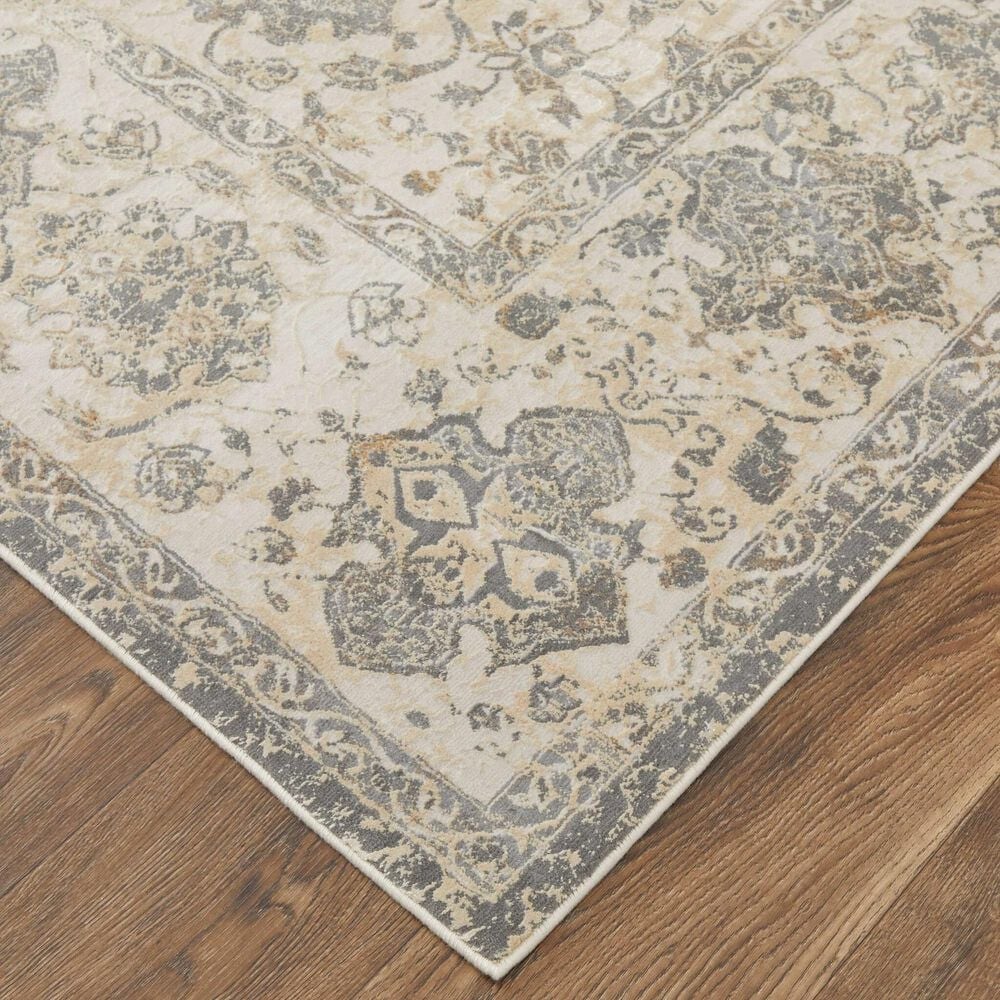 Feizy Celene 39L0F 5&#39; x 7&#39;6&quot; Beige and Gray Area Rug, , large