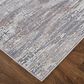 Feizy Lennon 4" x 6" Gray and Multicolor Area Rug, , large