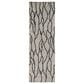 Feizy Enzo 2"6" x 8" Black and Taupe Runner, , large