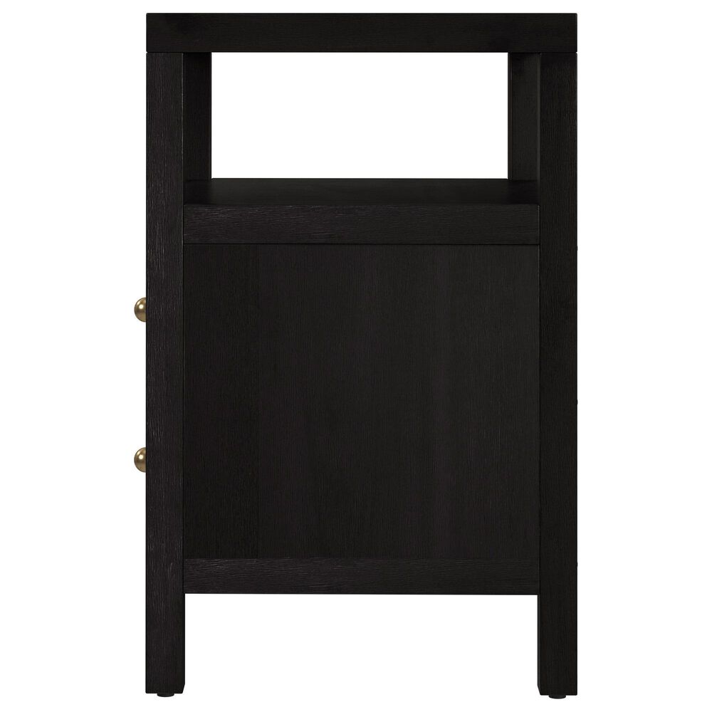 Butler Specialty Company Nora 2 Drawer Nightstand with Open Shelf in Coffee Brown, , large