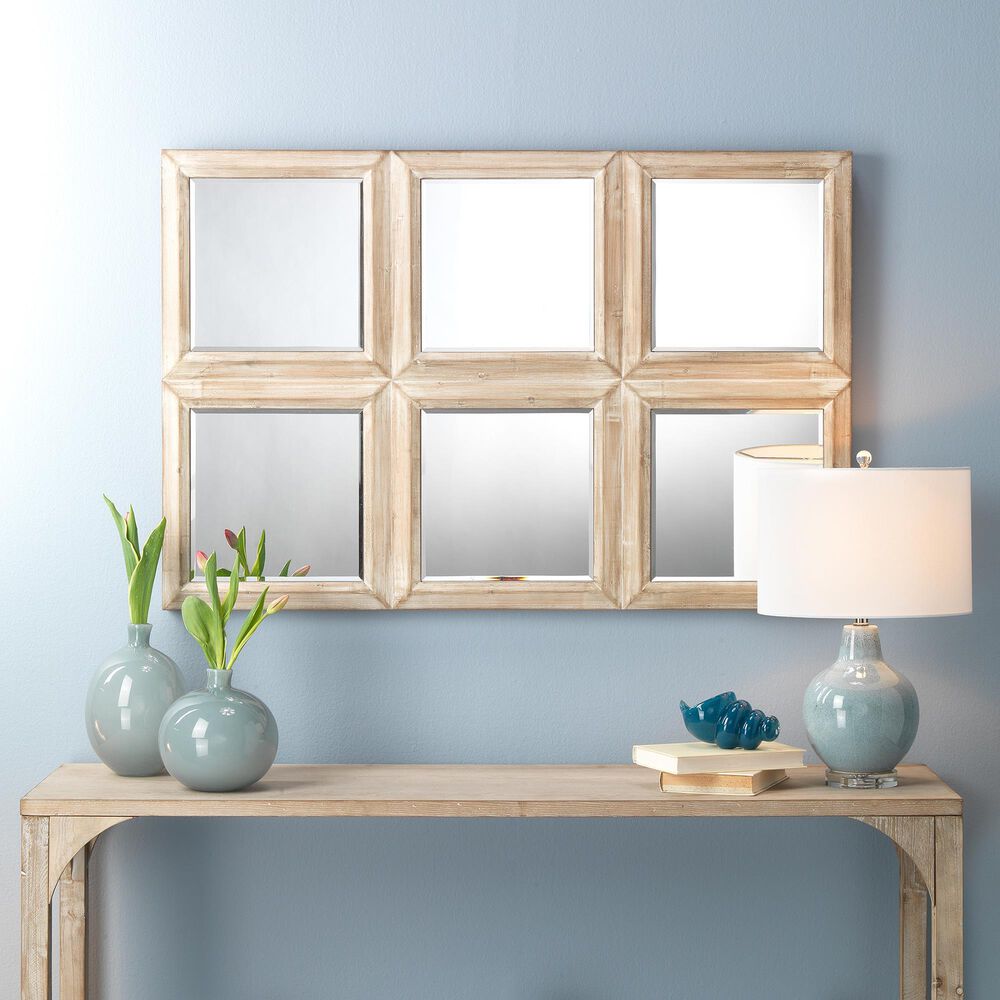 Splendor Living Farmington Table Lamp in Blue and Clear, , large